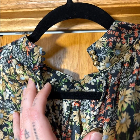 H&M Floral Print Women's Top - Picture 4 of 6